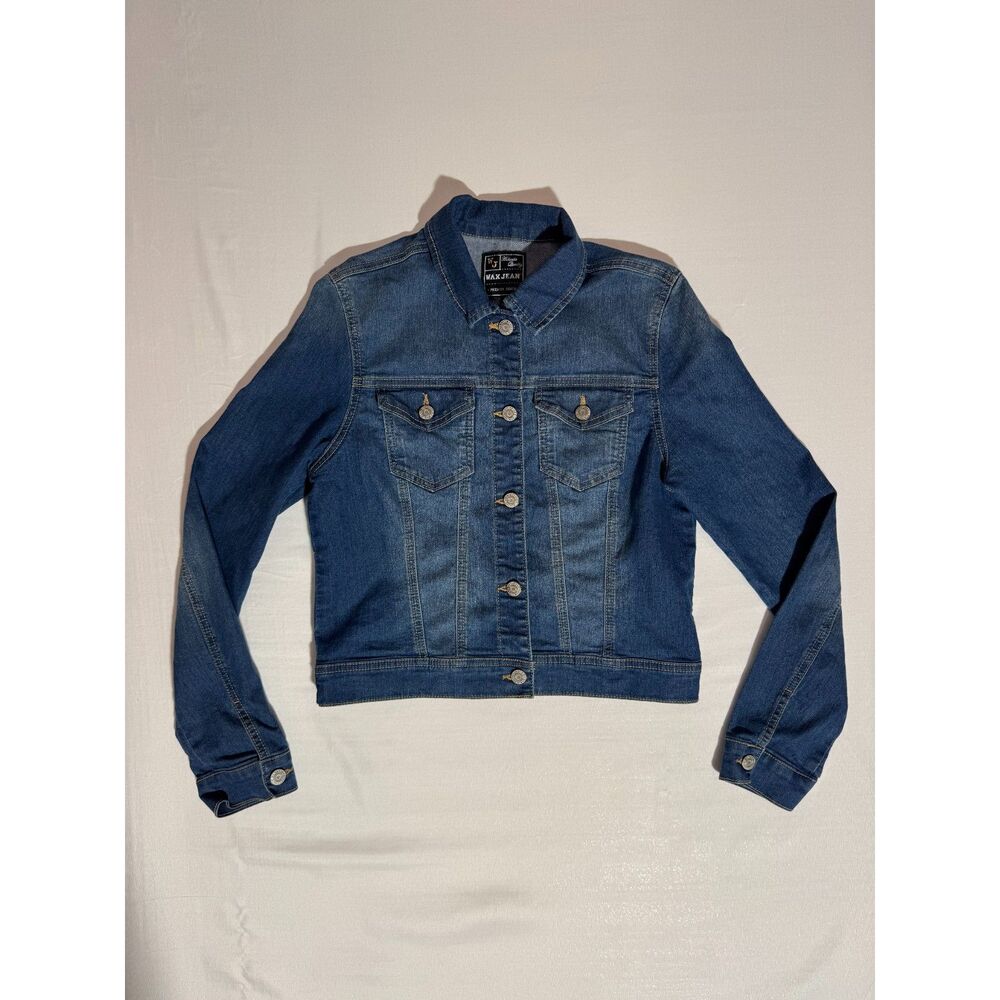 Wax Jean Fitted Denim Jacket | Size Large